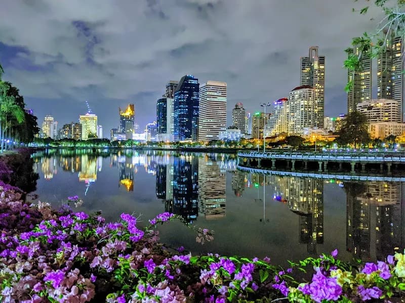 View of Benchakitti Park in Bangkok, BKK