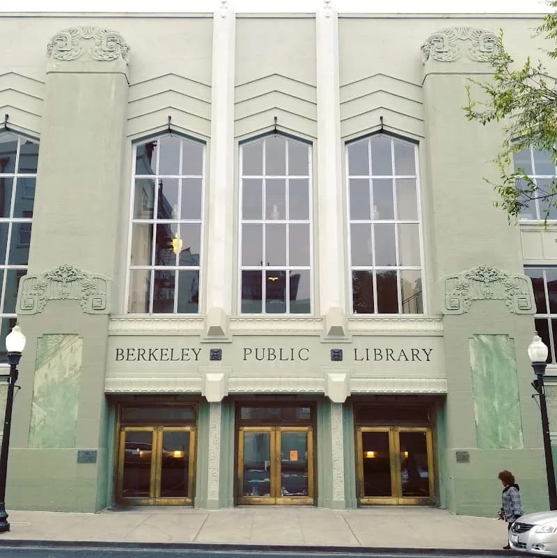 View of Berkeley Public Library in Berkeley, CA