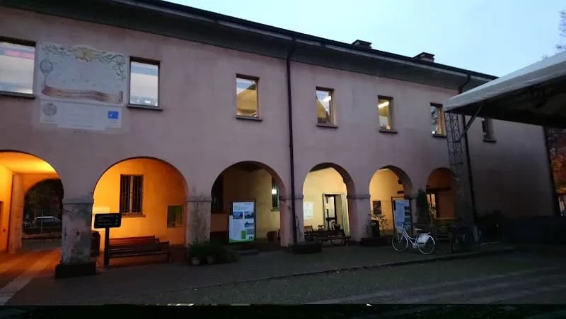 View of Biblioteca Civica in Saronno, Lombardy