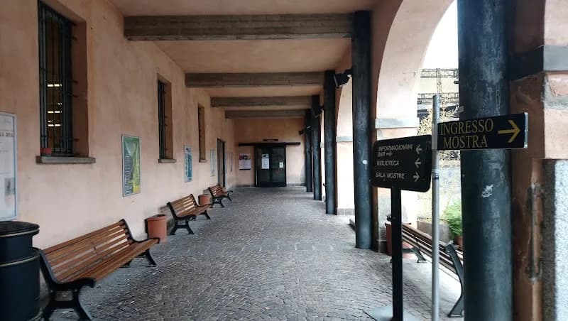 View of Biblioteca Civica in Saronno, Lombardy