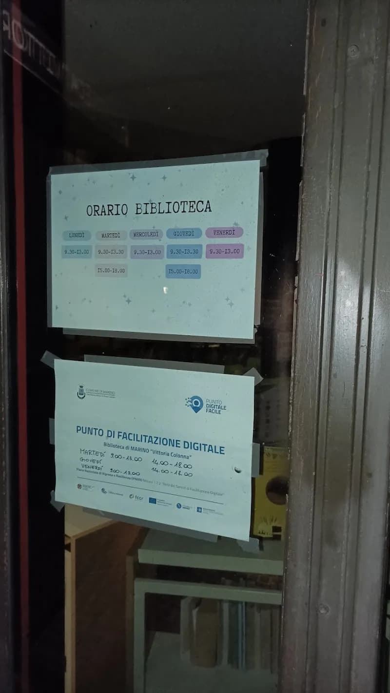Biblioteca Comunale di Marino 'Vittoria Colonna' library in Marino, Lazio
