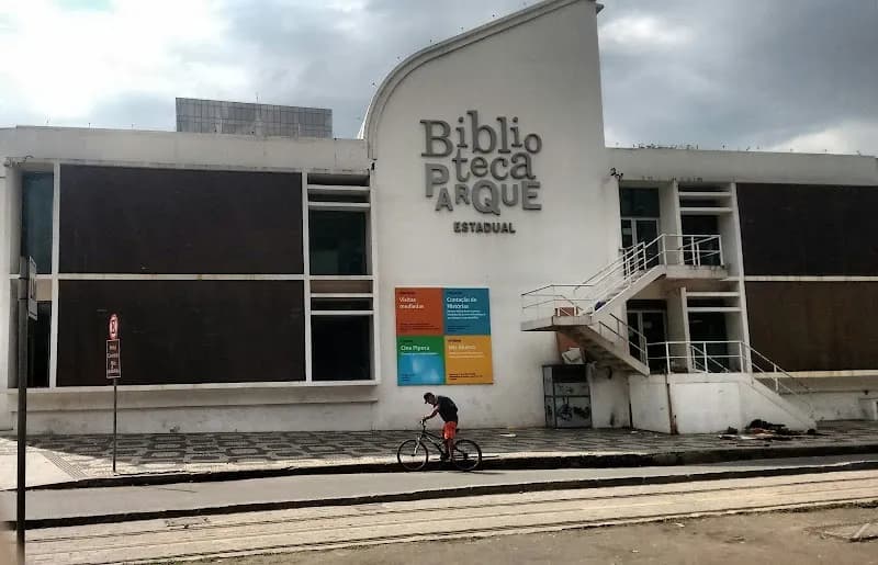 View of Biblioteca Parque Estadual in Rio de Janeiro, RJ