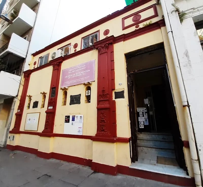 View of Biblioteca Popular Agustín Álvarez in Palermo, BA