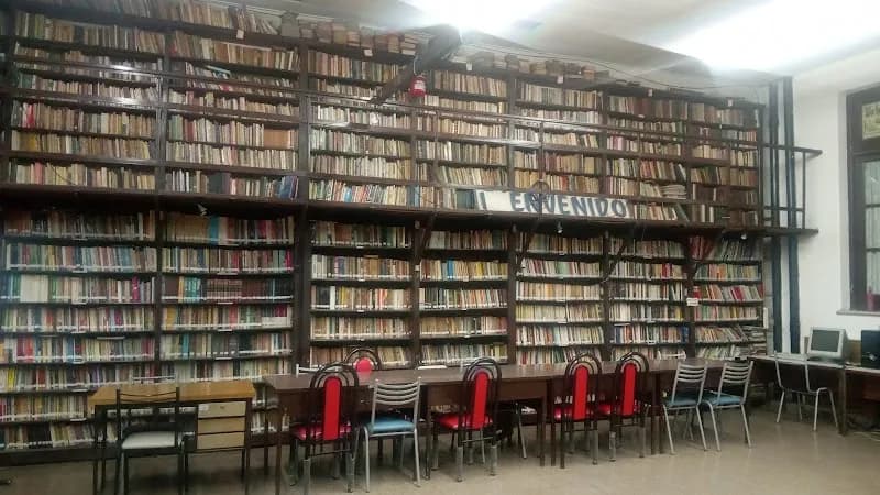 View of Biblioteca Popular Agustín Álvarez in Palermo, BA