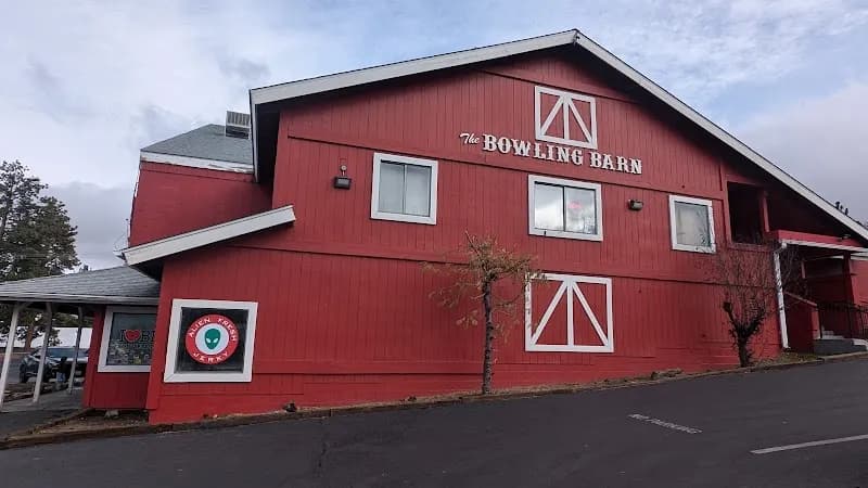 View of Big Bear Bowling Barn in Lake Tahoe, CA
