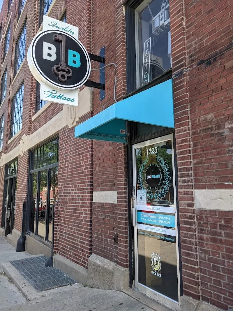 View of Big Brain Comics in Blackstone, NE