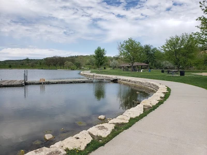 View of Big Lake Park in Bellevue, NE