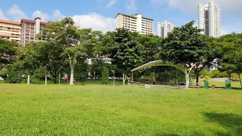 View of Bishan-Ang Mo Kio Park in Ang Mo Kio, SG