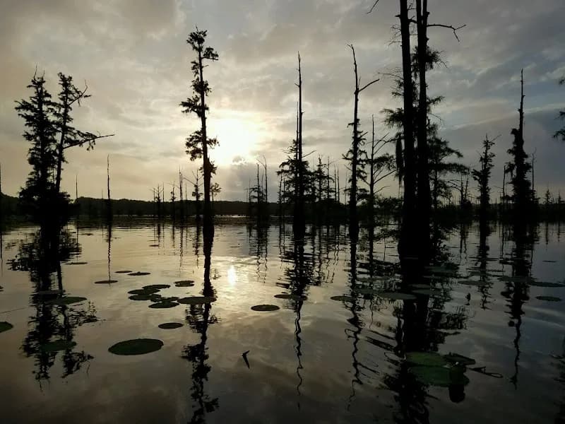View of Black Bayou Lake National Wildlife Refuge Visitor Center in Lake Charles, LA