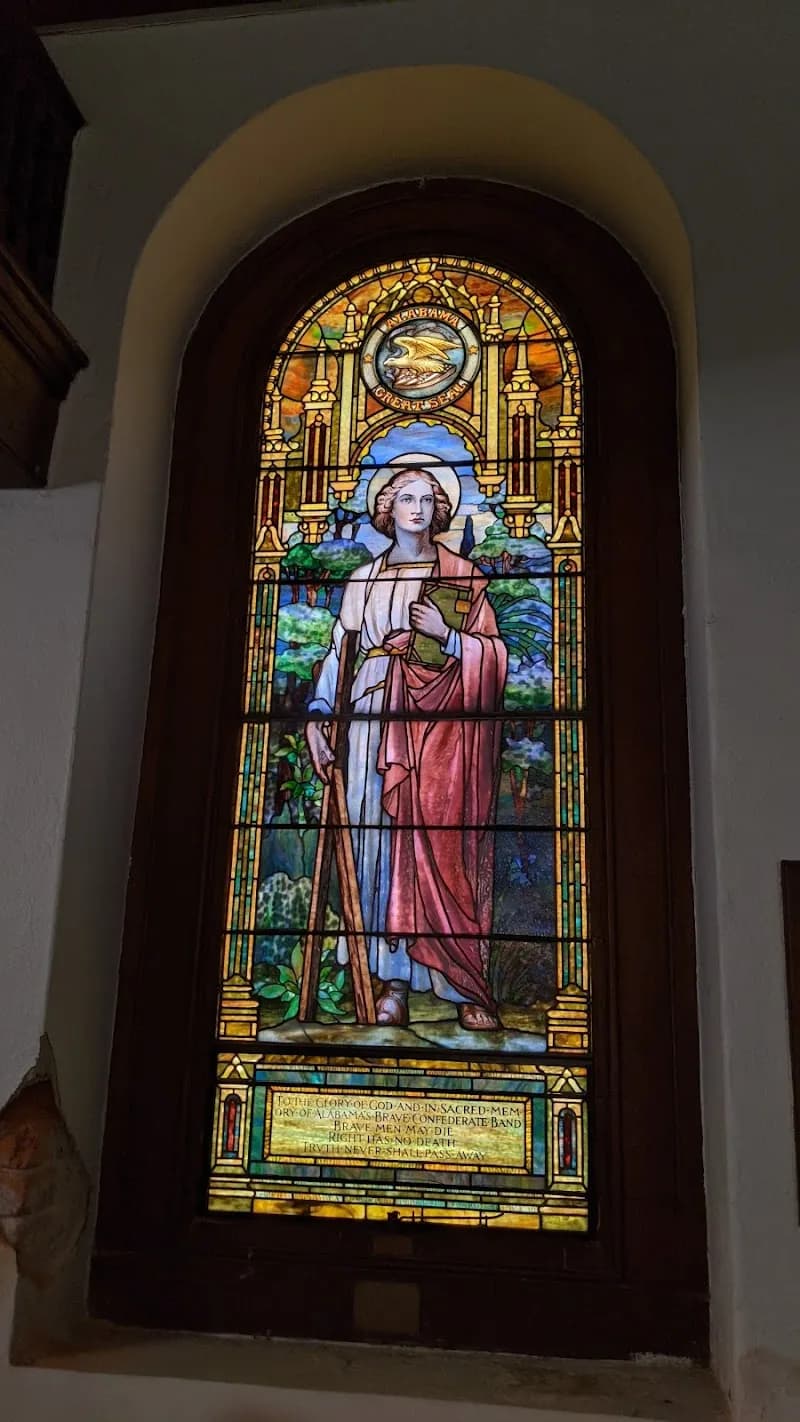 View of Blandford Church and Cemetery Visitor's Center in Petersburg, VA
