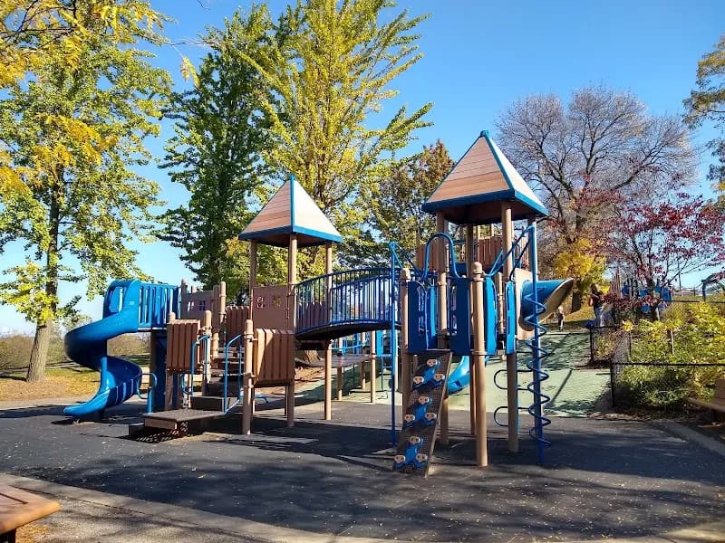 View of Blue Slide Playground in Squirrel Hill, PA