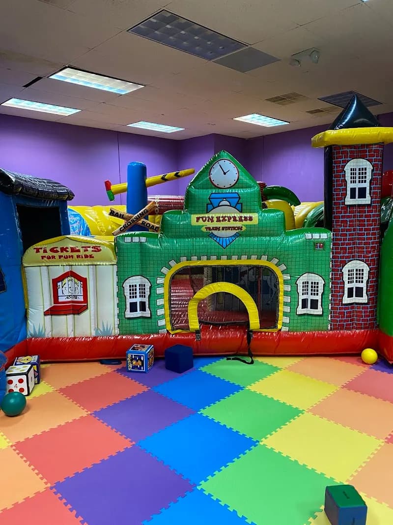 View of Bounce City in Jersey City, NJ