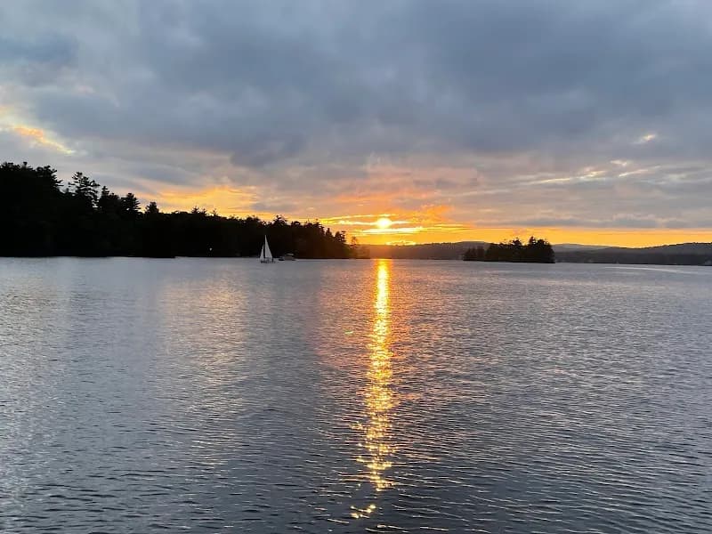 Bow Lake lake in Weare, NH