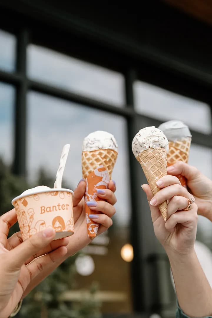View of Bowser's Ice Cream Parlour in Chilliwack, BC