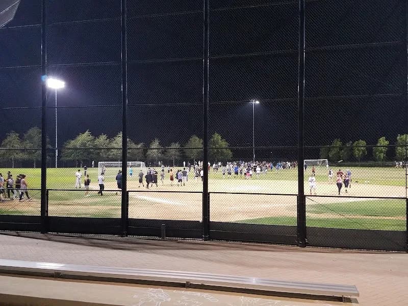 View of Brea Sports Park in City of Industry, CA