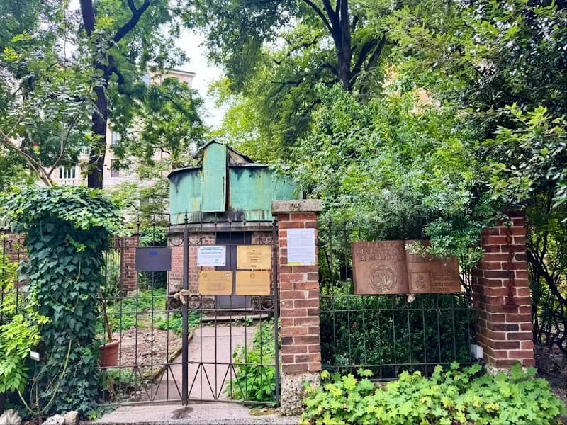 View of Brera Botanical Garden in Bovisio-Masciago, Lombardy
