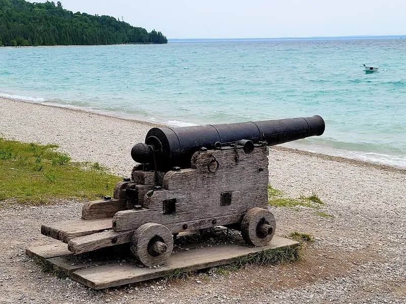 View of British Landing in Mackinac Island, MI