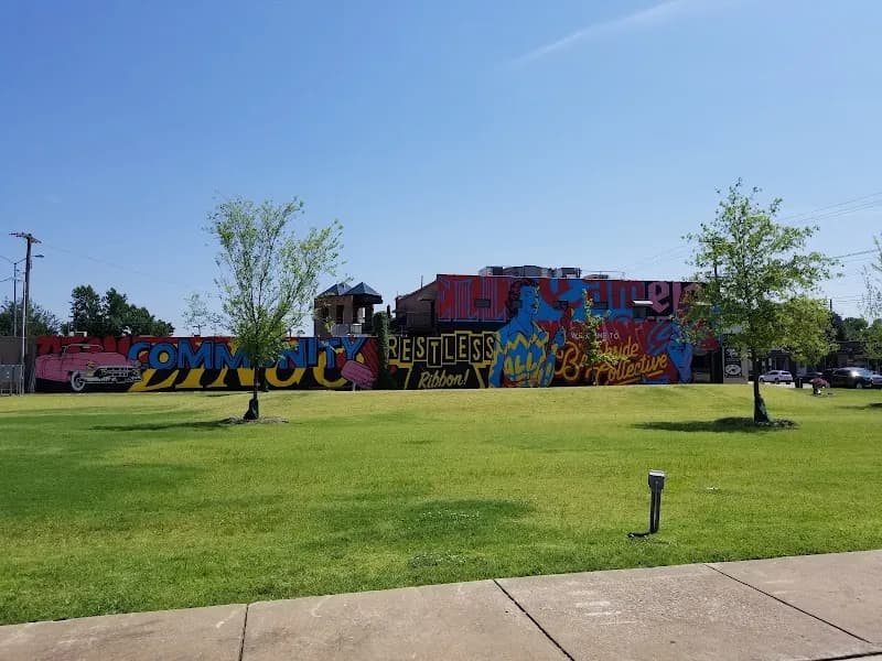 View of Brookside Collective Park in Brookside, OK