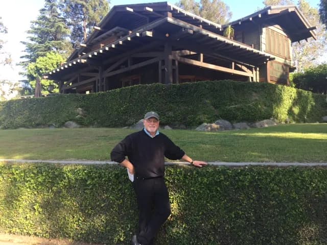 View of Brookside Park in Pasadena, CA