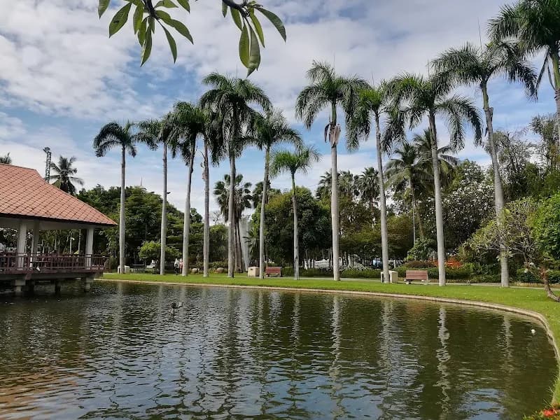 View of Buak Had Public Park in Chiang Mai, CM