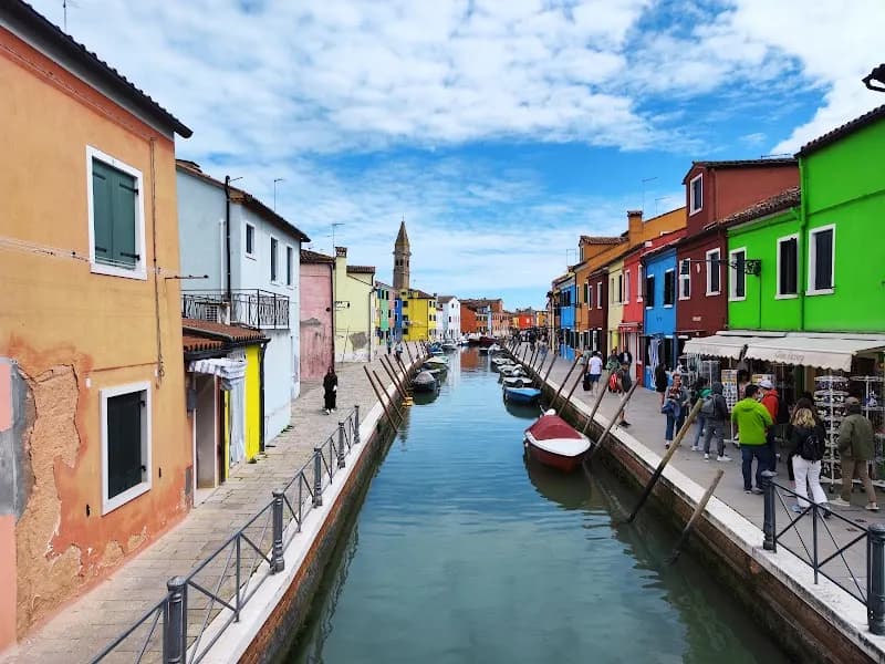 View of Burano in Venice, VN