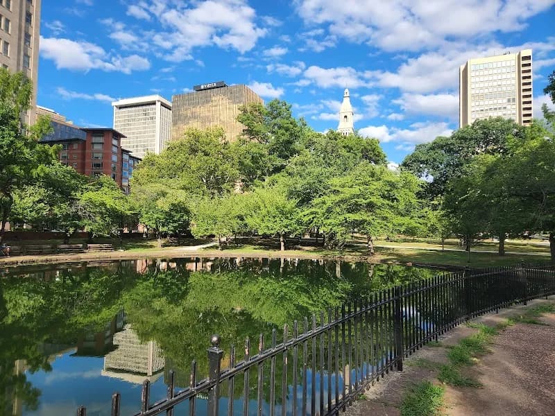 Bushnell Park park in Hartford, CT