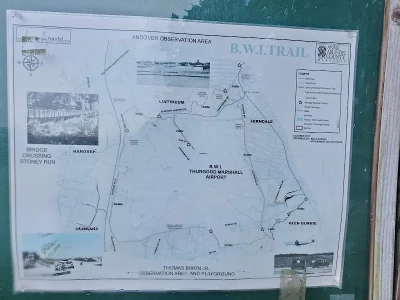 View of BWI Trail in Glen Burnie, MD