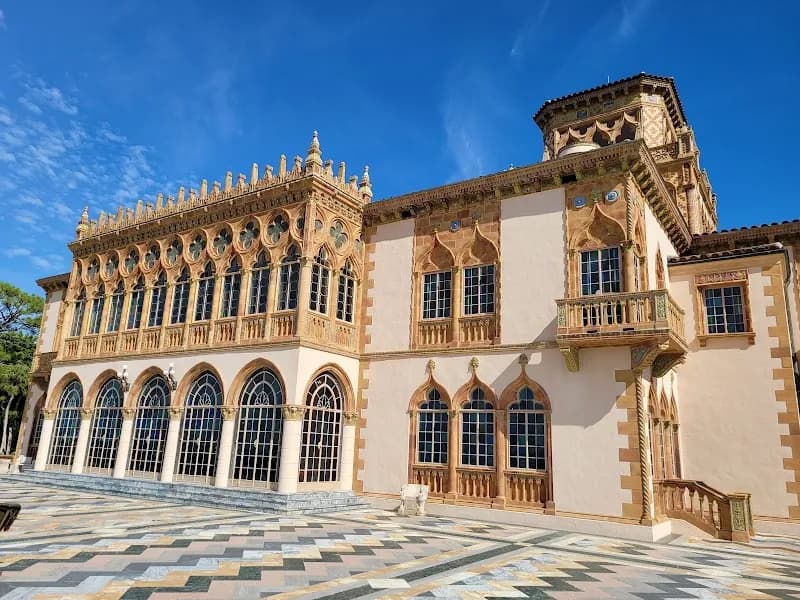 View of Ca' d'Zan in Sarasota, FL