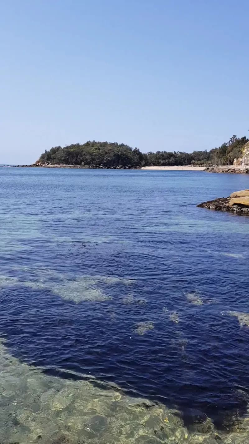 View of Cabbage Tree Bay Aquatic Reserve in Cronulla, NSW