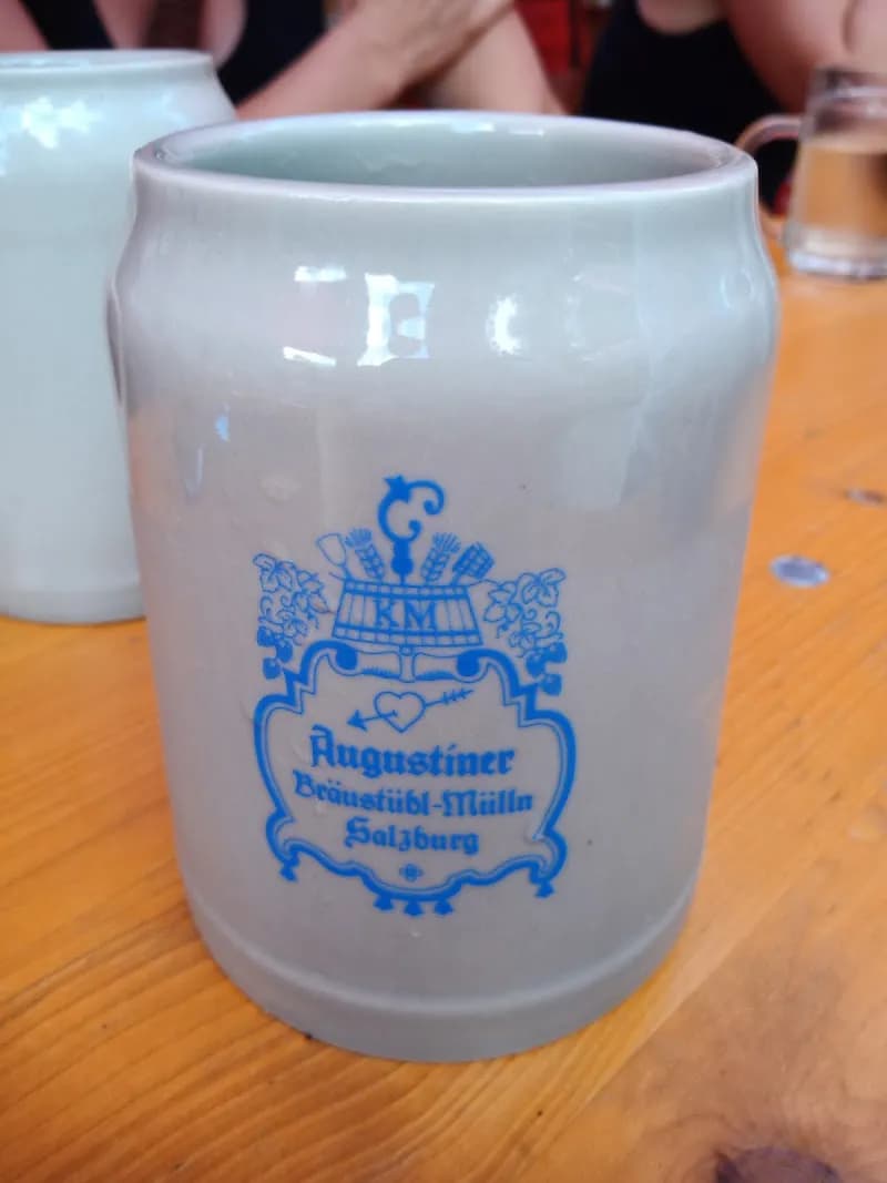 View of Café am Badesee in Bürmoos, Salzburg