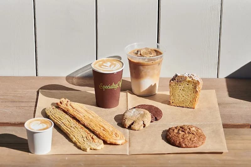 View of Café Café in Sarona, TA