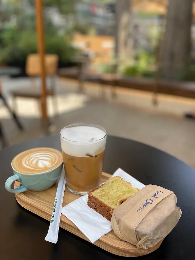 View of Café Café in Sarona, TA