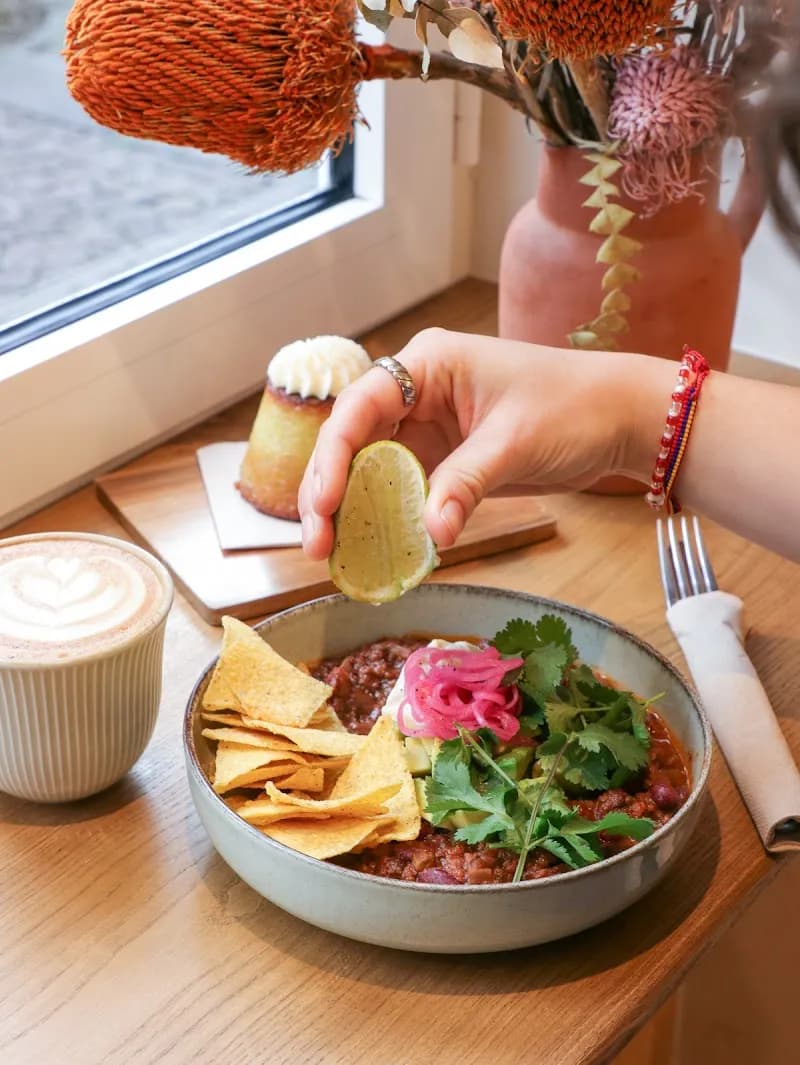 View of Café de la mairie in Sèvres, IDF