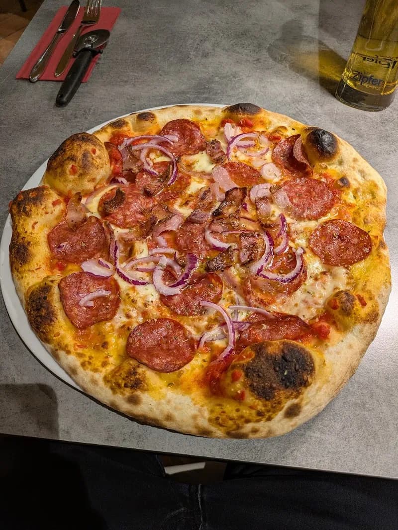 View of Café Eugendorf in Eugendorf, Salzburg
