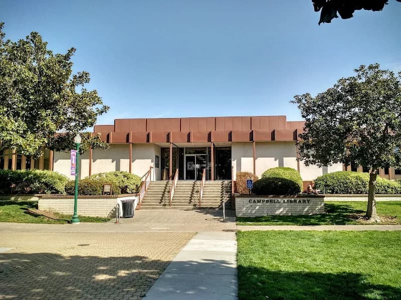 View of Campbell Express Library in Campbell, CA