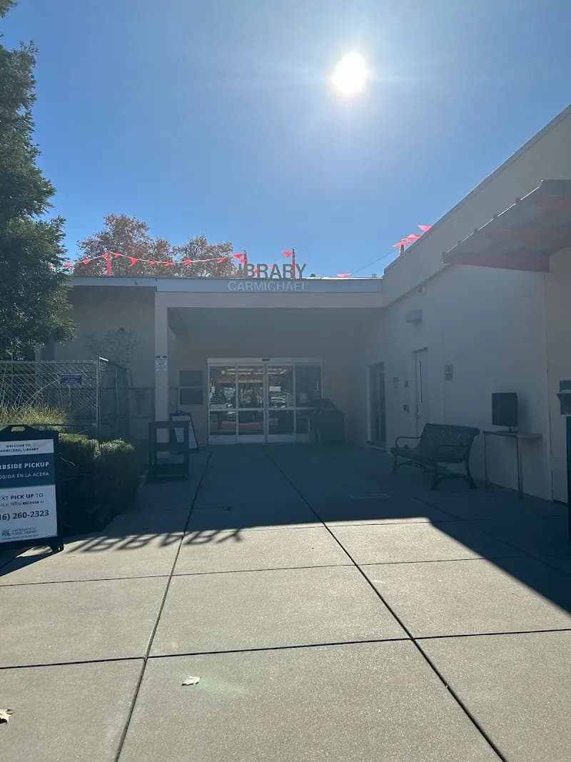 View of Carmichael Library in Carmichael, CA