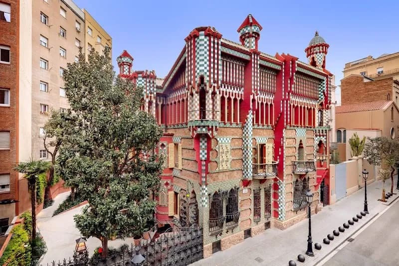 Casa Vicens Gaudí museum in Barcelona, CT