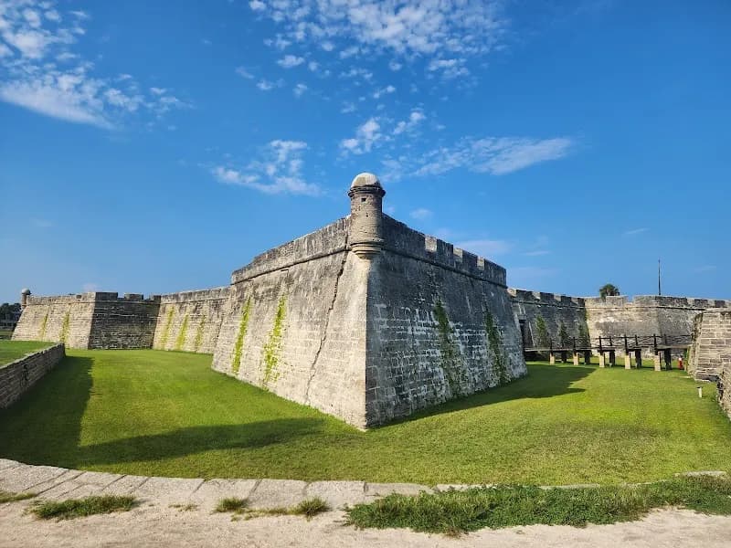 Castillo de San Marcos National Monument tourist attraction in St. Augustine, FL