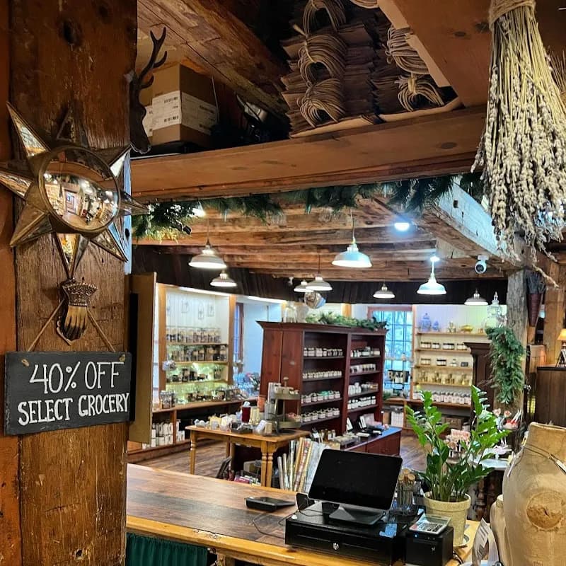 View of Cedar Creek Settlement Shops in Cedarburg, WI