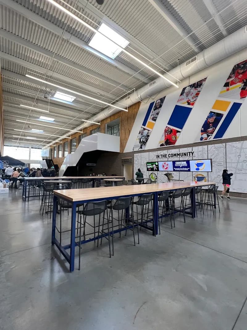 View of Centene Community Ice Center in Clayton, MO