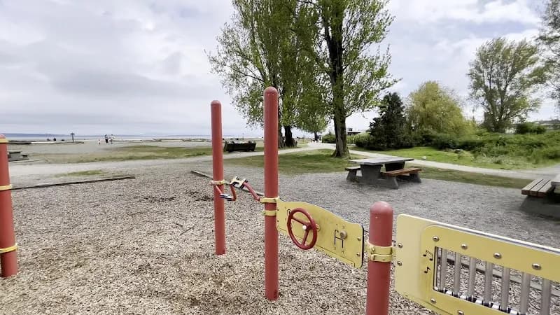 View of Centennial Beach in South Delta, BC
