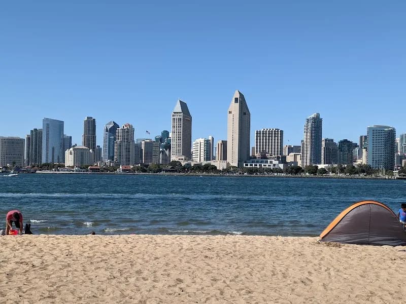 View of Centennial Park in Coronado, CA