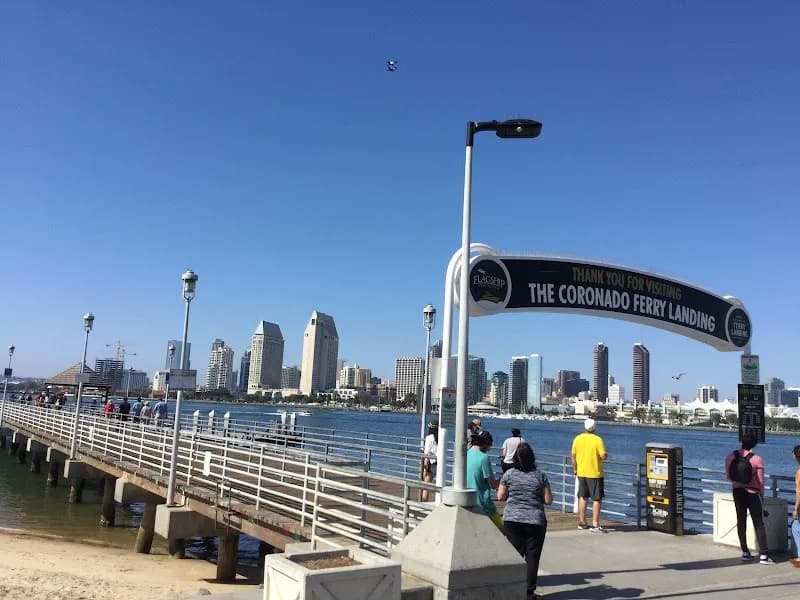 View of Centennial Park in Coronado, CA