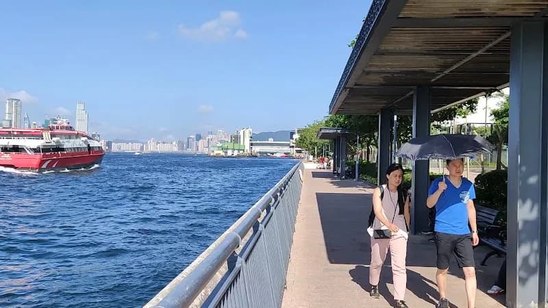 View of Central and Western District Promenade - Sheung Wan Section in Sheung Wan, HK