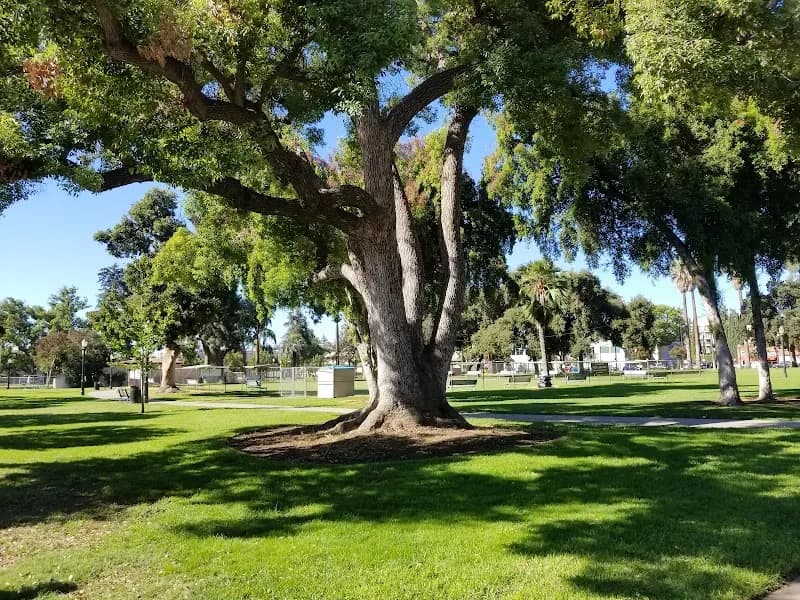 View of Central Park in Pasadena, CA