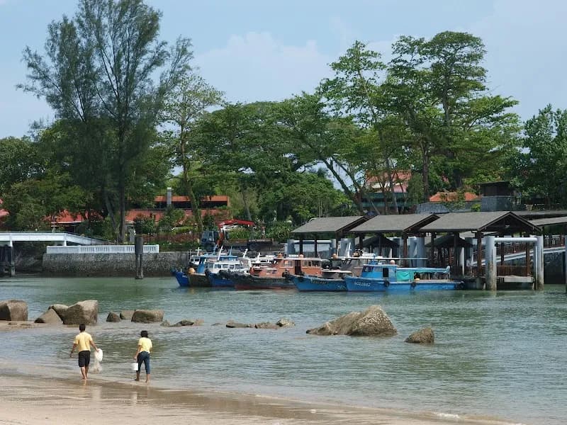 View of Changi Beach Park in Singapore, SG