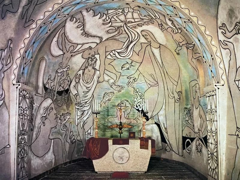 View of Chapelle Saint-Pierre de Villefranche-sur-Mer in Villefranche-sur-Mer, PACA