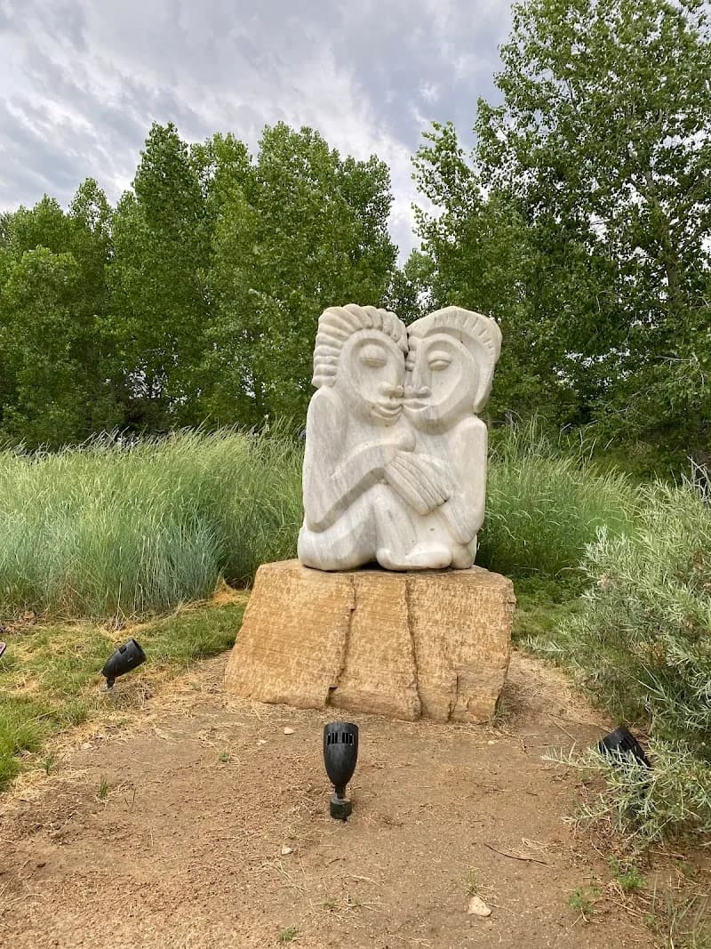 View of Chapungu Sculpture Park at Centerra in Colorado Springs, CO