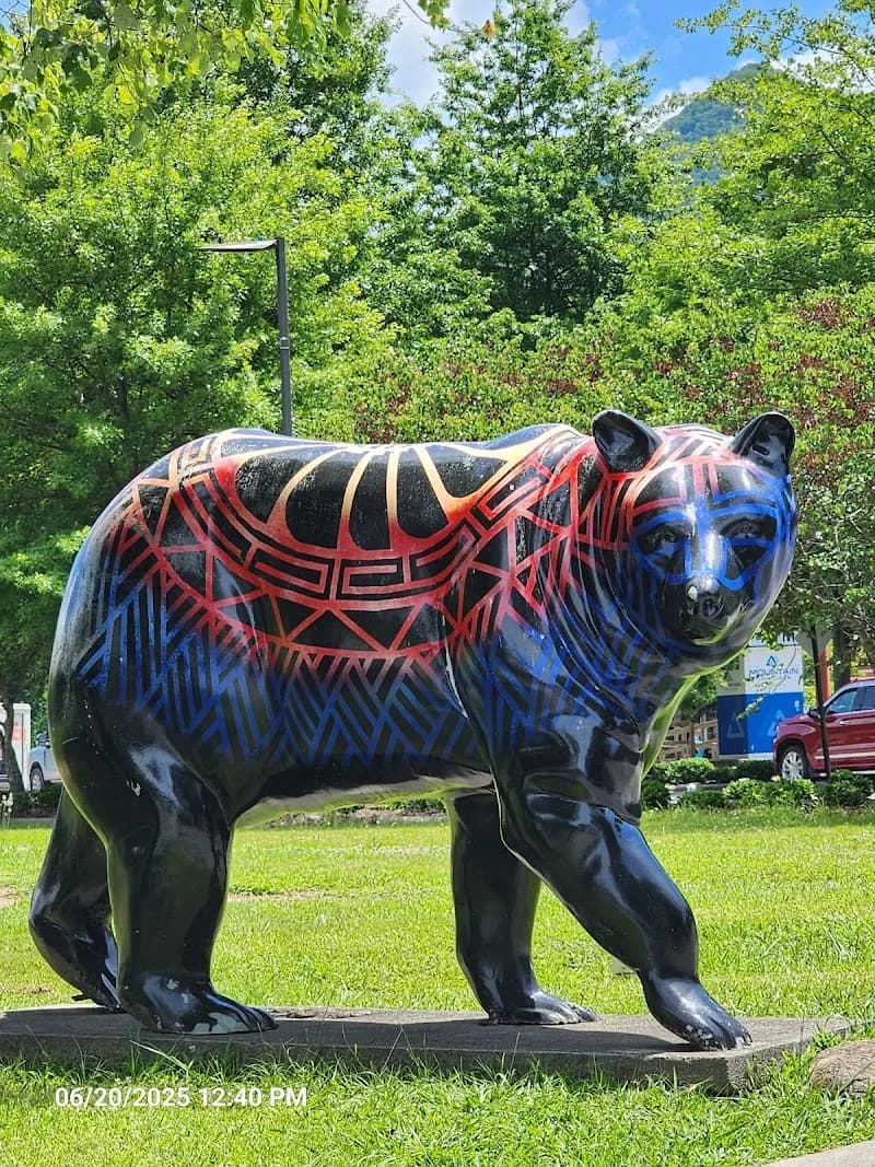 View of Cherokee Indian Fair Grounds in Cherokee, NC