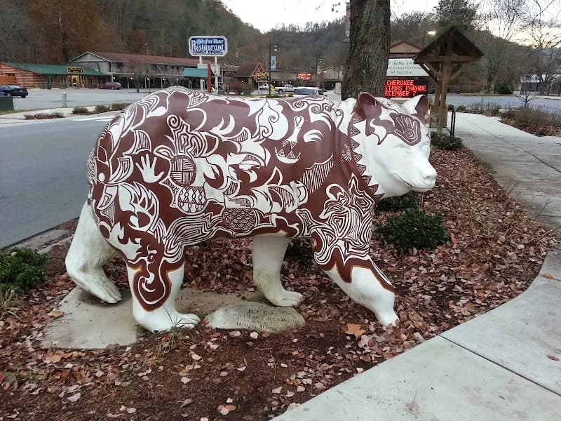 View of Cherokee Indian Fair Grounds in Cherokee, NC